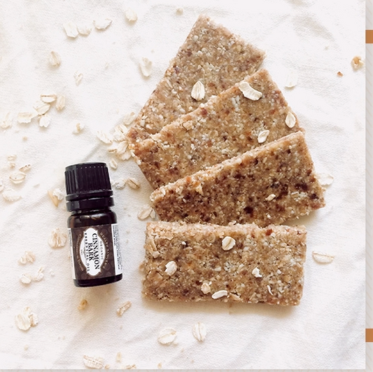 Healthy No-Bake Cinnamon Energy Bars