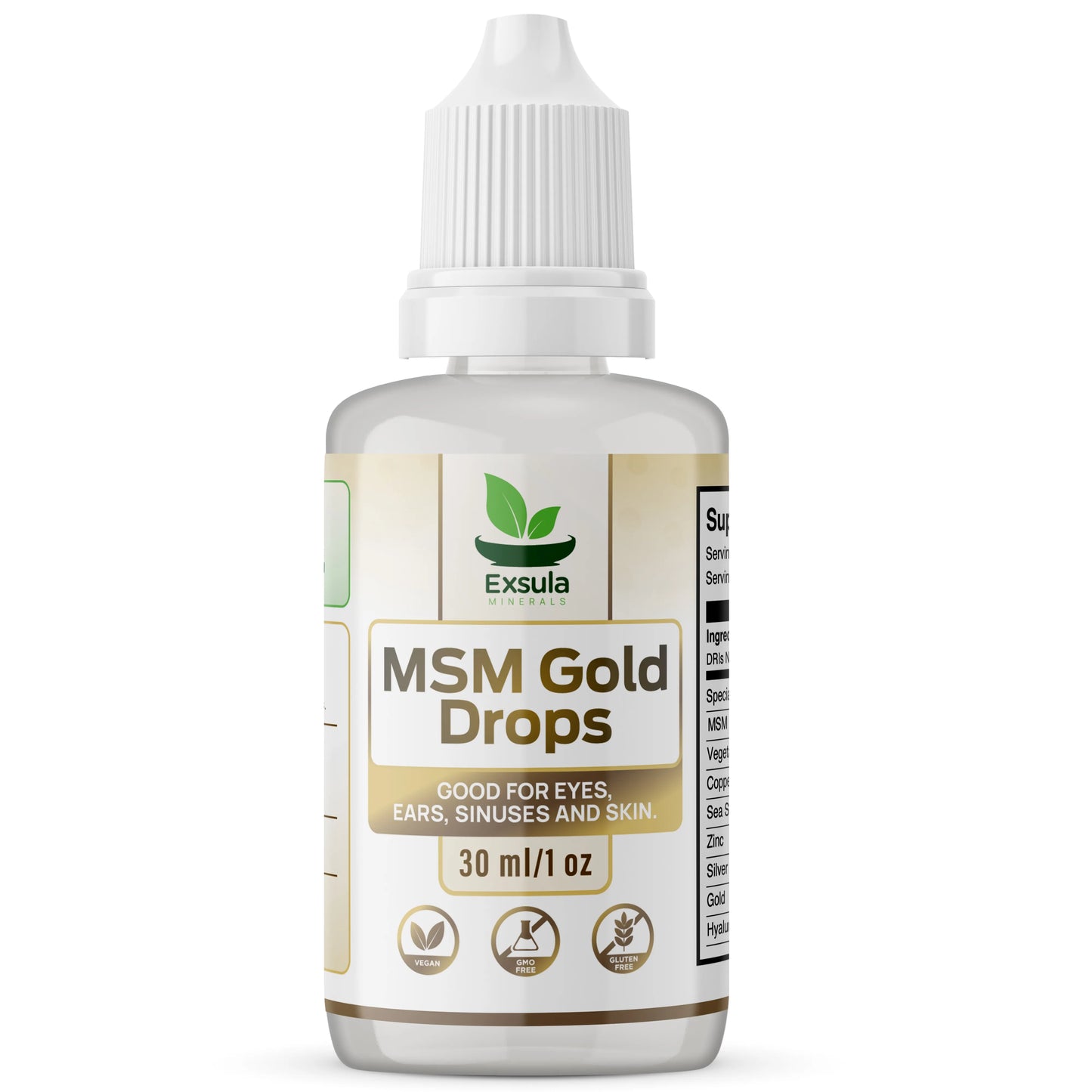 MSM Gold Drops | Exsula Minerals