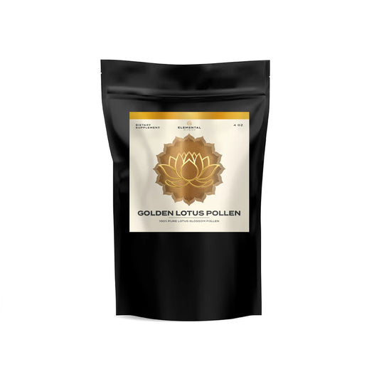 Cracked Cell Wall Pine Pollen (Golden Lotus Pollen) | Elemental Wizdom
