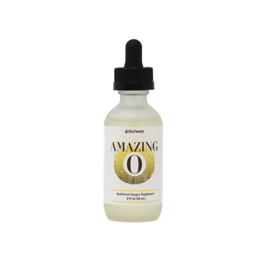 Amazing-O - Oxygenating Electrolyte Solution - Transdermal & Aerosolized Dissolved Oxygen Liquid Ozone, Long Term Water Storage Preservation | Wetway