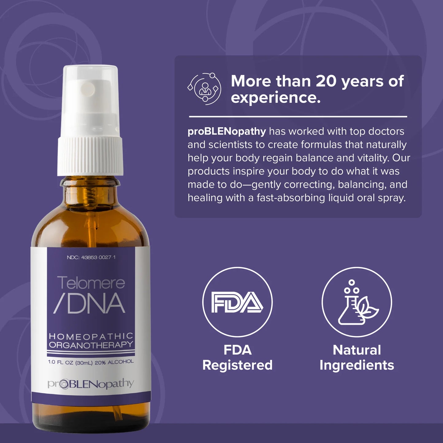 Telomere / DNA Homeopathic Supplement | ProBLEN