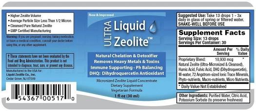 Liquid Zeolite Enhanced with DHQ | Liquid Zeolite Co.