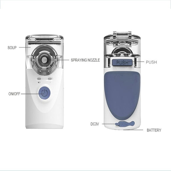 Ultrasonic Mesh Nebulizer - Portable Handheld | Viv Vitals