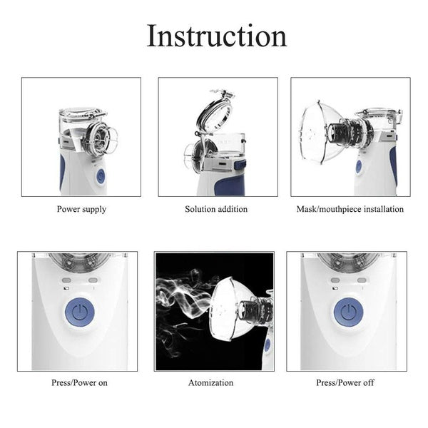 Ultrasonic Mesh Nebulizer - Portable Handheld | Viv Vitals