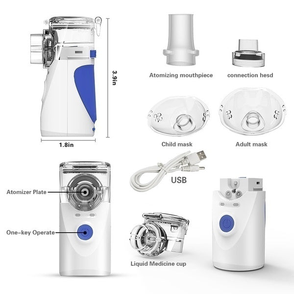Ultrasonic Mesh Nebulizer - Portable Handheld | Viv Vitals