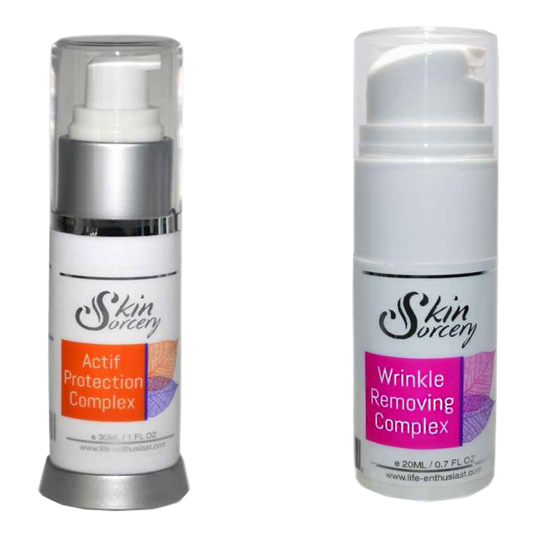 Refreshed & Rejuvenated Duo (Actif Protection & Wrinkle Removing Complex) | Skin Sorcery
