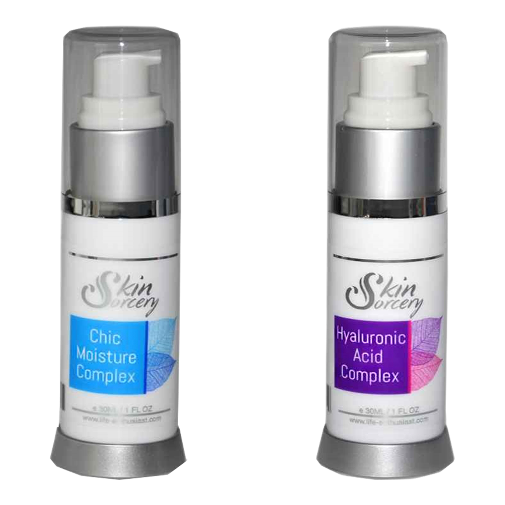 Youthful & Glowing Duo (Chic Moisture & Hyaluronic Acid Complex) | Skin Sorcery