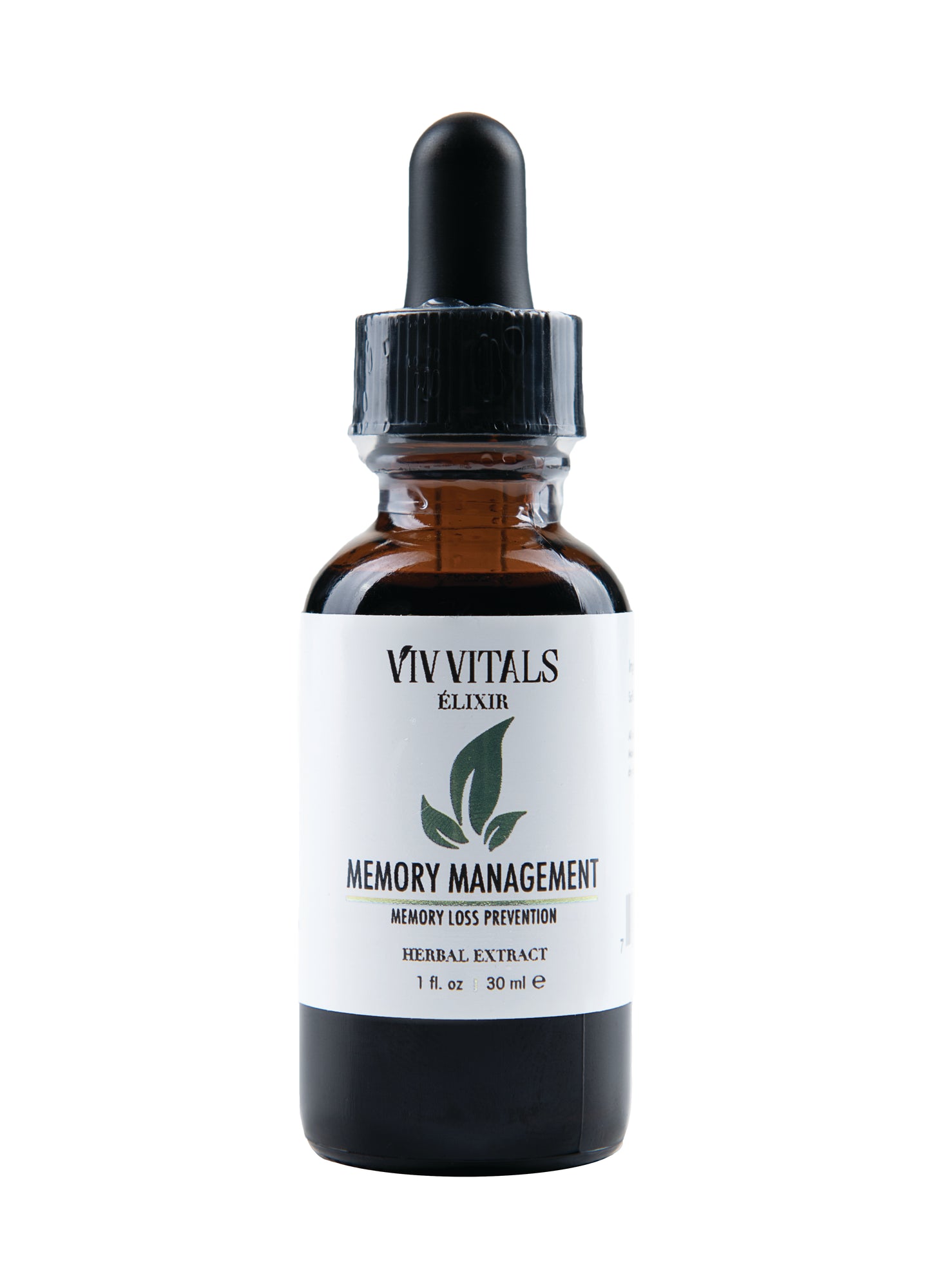 Memory Management Memory Loss Prevention Tincture <br> Viv Vitals Élixir