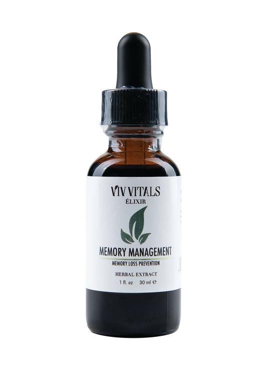 Memory Management Memory Loss Prevention Tincture | Viv Vitals Élixir