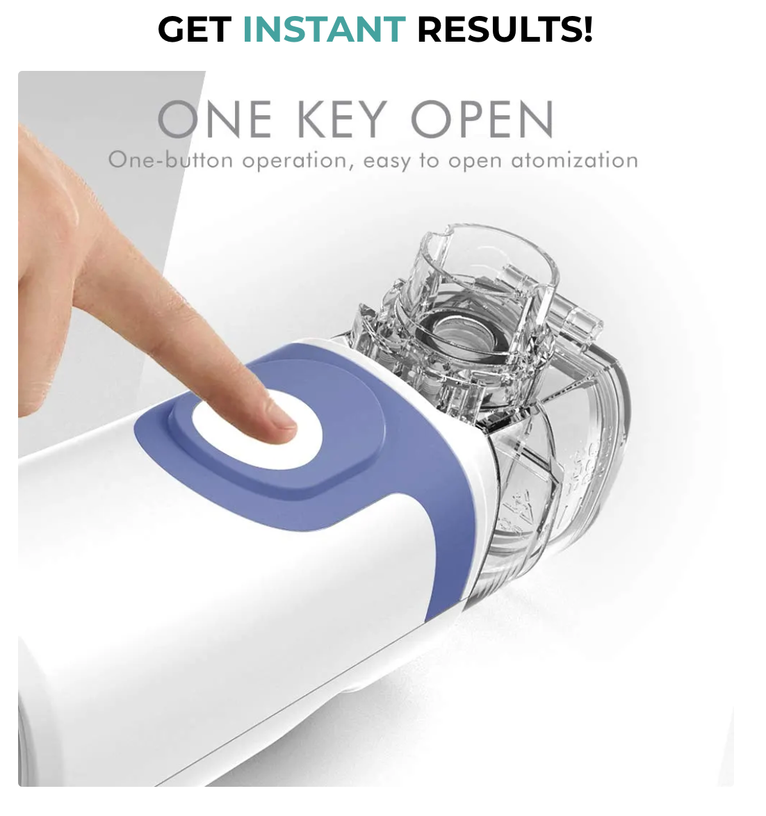Ultrasonic Mesh Nebulizer - Portable Handheld | Viv Vitals