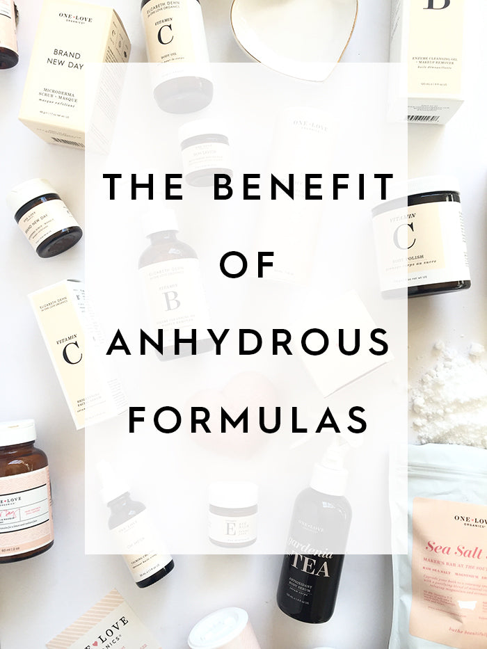 The Benefit of Water Free Beauty Products