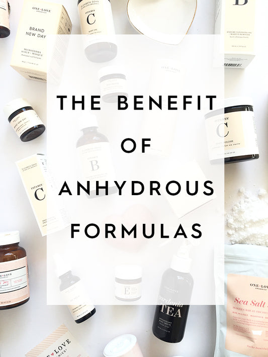 The Benefit of Water Free Beauty Products