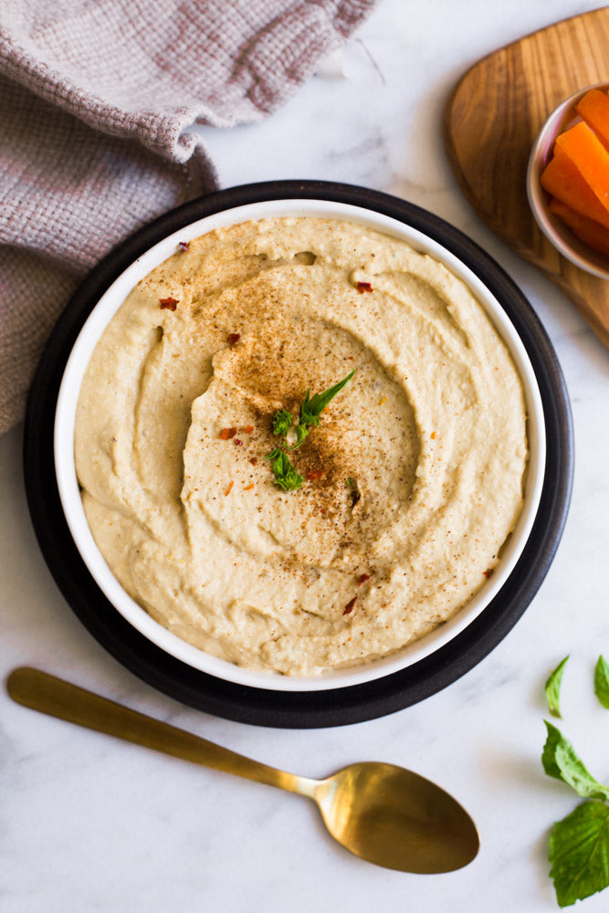 Raw Mock Hummus – Healthy & Yummy Alternative for Veggie Dip