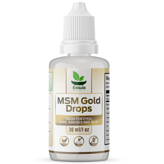 MSM Gold Drops | Exsula Minerals