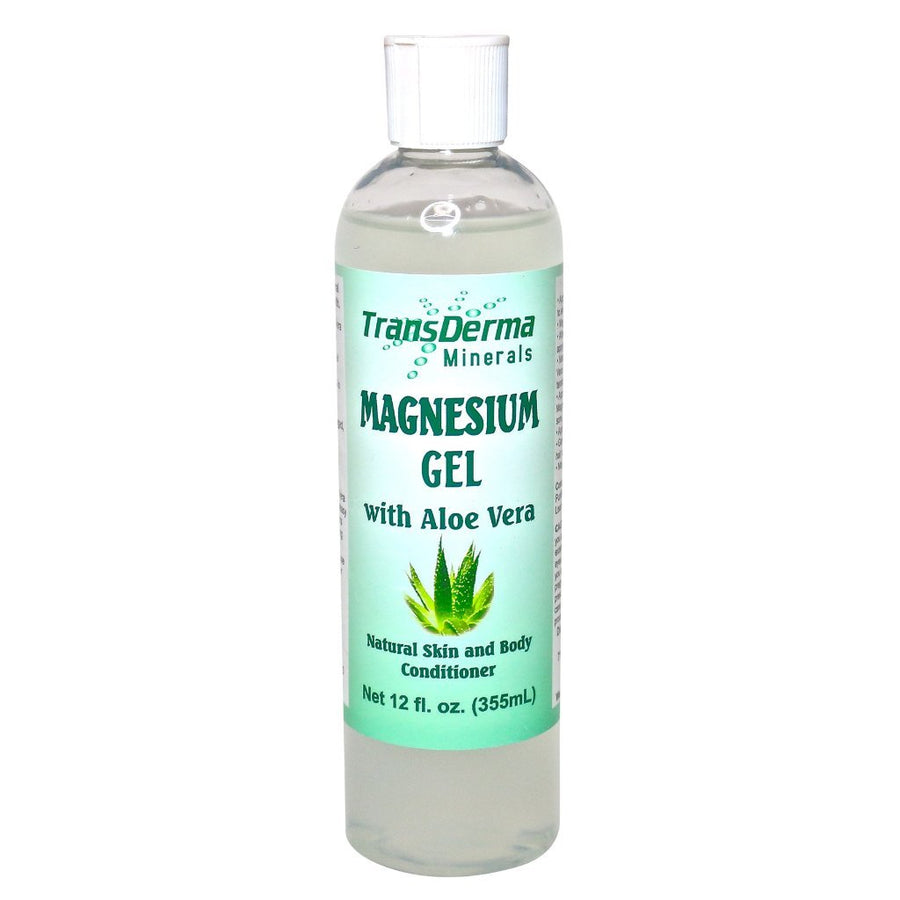 The Ultimate Relaxation Bundle: 1 oz. Magnesium Drops + 12 oz. Magnesium Gel (Regular or with Aloe Vera)<br>TransDerma Minerals