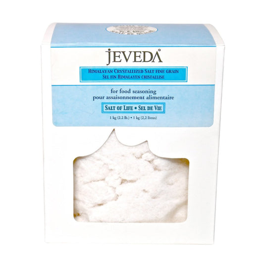 Himalayan Crystalized Fine Crystal Fine Grain Salt | Jeveda
