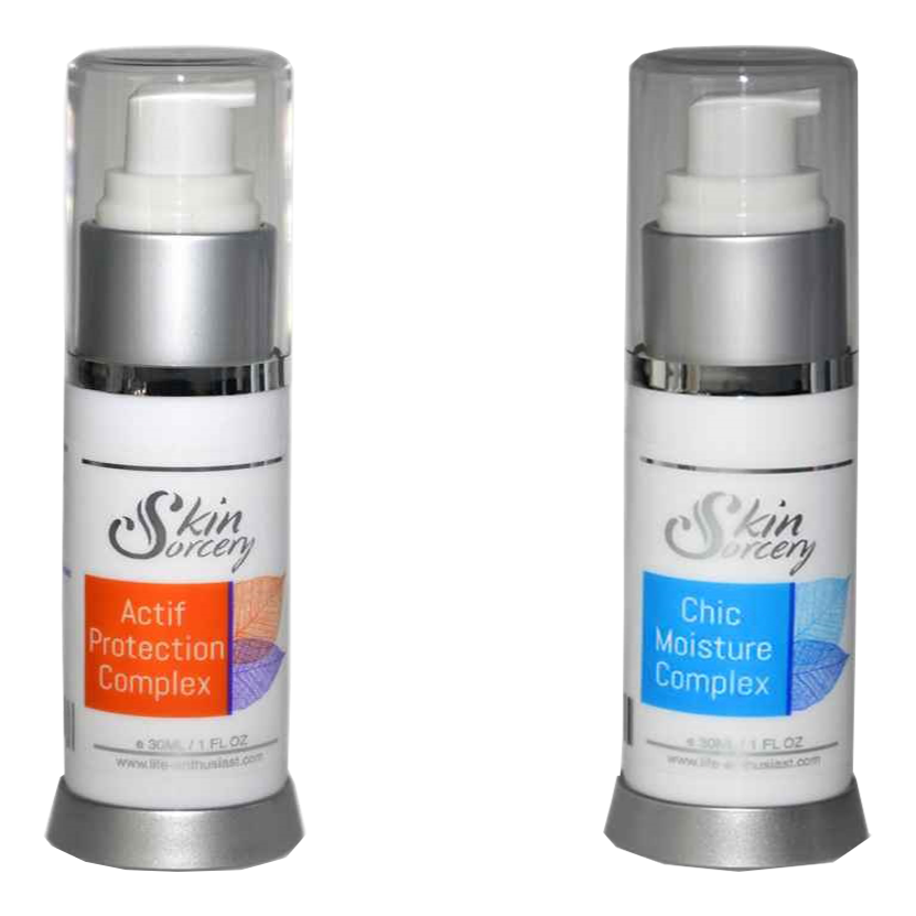 Beautiful & Glowing Duo (Actif Protection & Chic Moisture Complex) | Skin Sorcery
