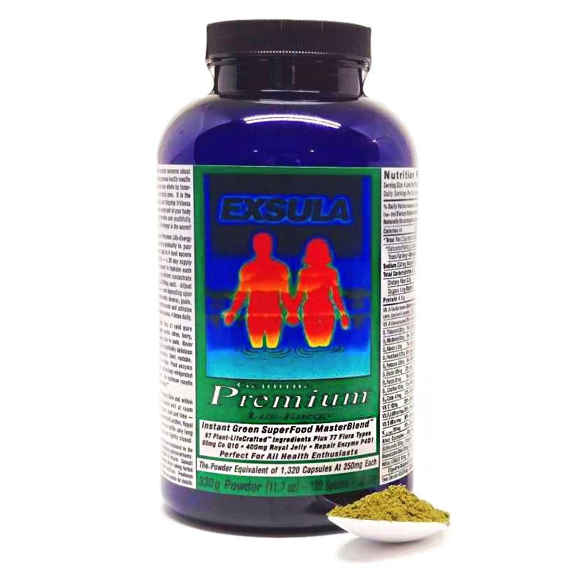 Premium Energy and Cellular Health<br>Exsula Superfoods