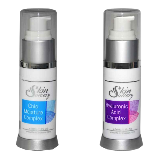 Youthful & Glowing Duo (Chic Moisture & Hyaluronic Acid Complex) | Skin Sorcery