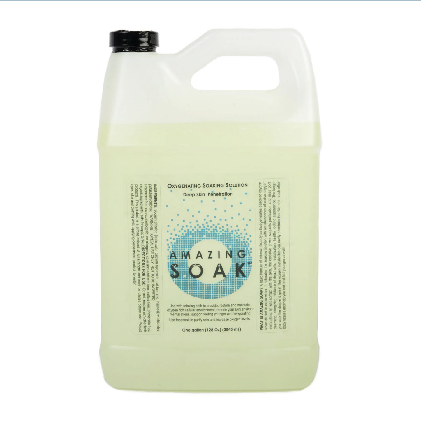 Oxygenating Electrolyte Solution - Transdermal & Aerosolized Dissolved Oxygen | Amazing Soak