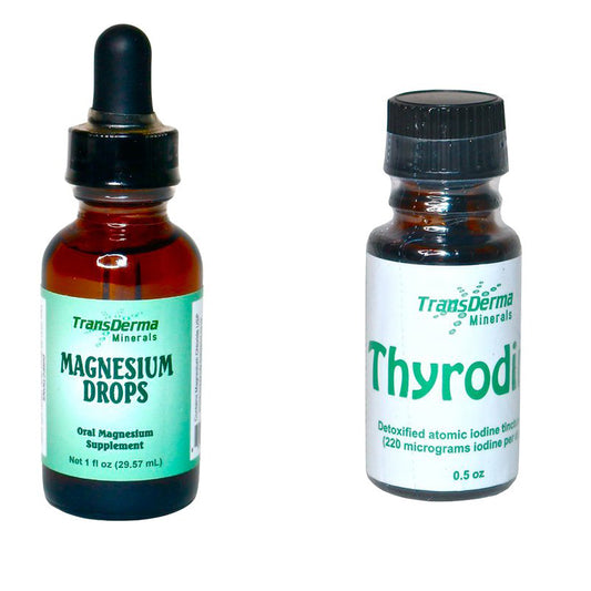 Magnesium Drops & Thyrodine Combo | TransDerma Minerals
