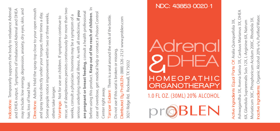 Adrenal & DHEA Hormone Booster<br>ProBLEN