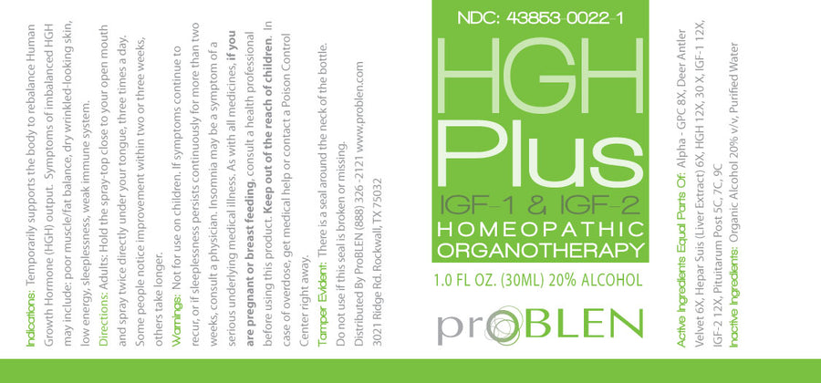 HGH Plus IGF-1 & IGF-2 Hormone Booster<br>ProBLEN HGH+